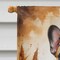 Edge Collections - 28" x 40" - Multicolor - French Bulldog Thanksgiving House Flag Decorative Sleeve Pole Banner - 1 Piece